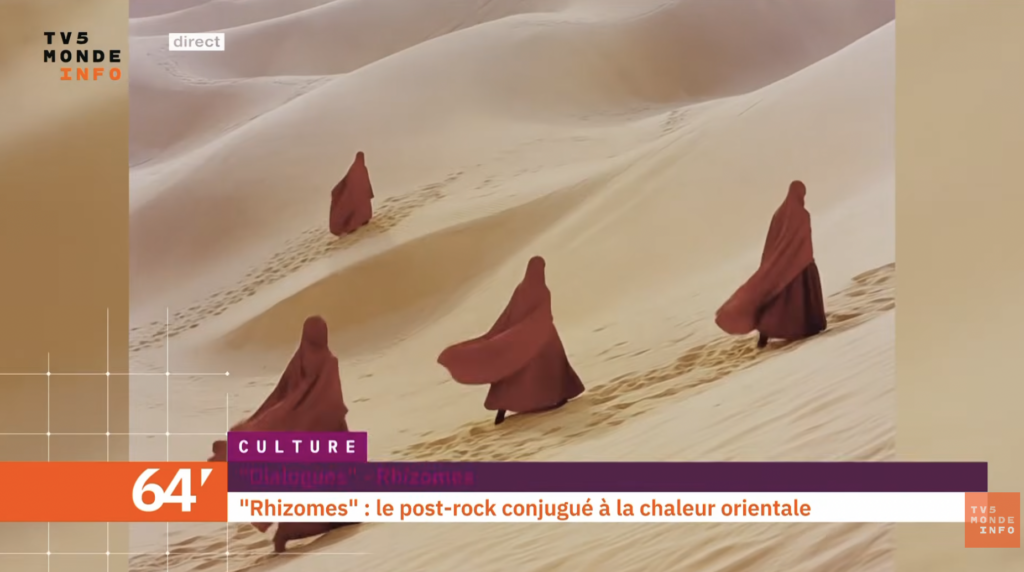 Rhizomes entretien itv interview promotion tv TV5 monde musique clip video télévision